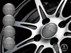 Toyota TRD Édition Autocollants Jante Amélioration Bombée Époxy